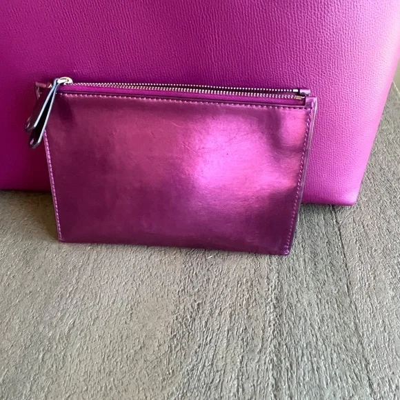 Kate Spade Molly Tote with Wristlet Metallic Pink - Picture 5 of 17